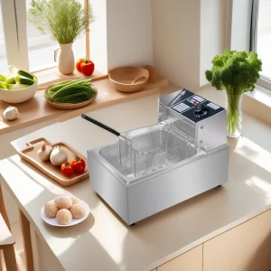 Electric Deep Fryer for Commercial and Household Use for French Fries Chicken Fish Frying