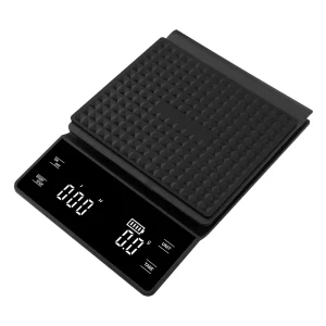 Electric Digital Coffee Scale for Cafe Use with Timing Function 3kg Capacity 0.1g Accuracy