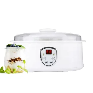 Electric Digital Control Yogurt Maker With Seven Glass Jars