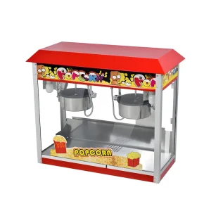 Electric Double Pot Popcorn Machine 6 OZ*2 Commercial Big Size Pop Corn Maker for Cinema