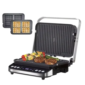 Electric Double-Sided Smokeless Custom Panini Press Flat Grill Mini Sandwich Grill Machine PG041