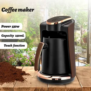 Electric Drip Coffee Espresso Machine Coffee Pot Turkish Coffee Maker with Single cup for Home Use