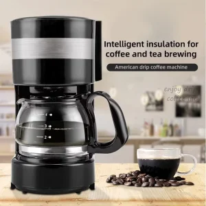 Electric Drip Coffee Espresso Machine Household Small American Drip Pot Automatic Mini Coffee Machine for Coffee Maker