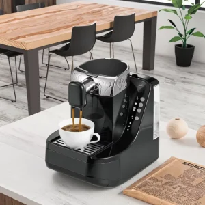 Electric Drip Coffee Maker Household Automatic Coffee Maker with Grinder Suitable for Store Office Home