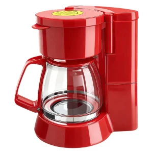 Electric Drip Coffee Maker Plastic Housing Automatic with Keep Warm Function Modern Design Household Use