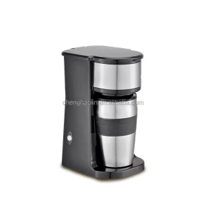 Electric Drip Coffee Makers Portable Stainless Steel Mug Drip Coffee Maker Machine Single Serve Coffee Maker