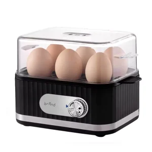 Electric Egg Boiler Steamer BPA Free Plastic Construction with Auto Shut Off Safety