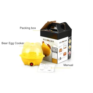 Electric Egg Steamer Cooker Egg Boiler for 5 Eggs