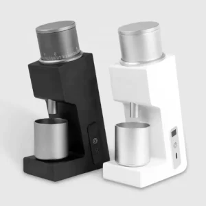Electric Espresso Coffee Grinder With Adjustable Settings Stainless Steel Burr Mill Machine for Hotel Use