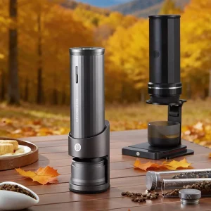 Electric Espresso Portable Coffee Grinder 10 Adjustable Settings Conical Burr Stainless Steel USB C Mill
