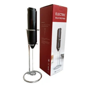 Electric Foam Powerful Battery Operated Handheld Milk Frother with Stand for Coffee and Tea Tools