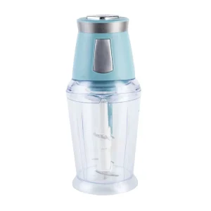 Electric Food Chopper Home Meat Grinder with Stainless Steel Blades 350W Household Use Yam Pounder and Veg Slicer