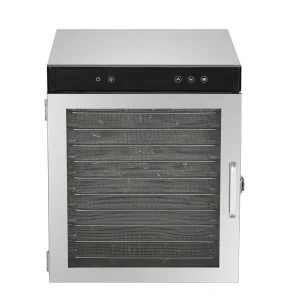 Electric Food Dehydrator 12 Tray Stainless Steel 12.6ft Large Capacity 1300W Digital Control Multifunction Commercial Use 90C