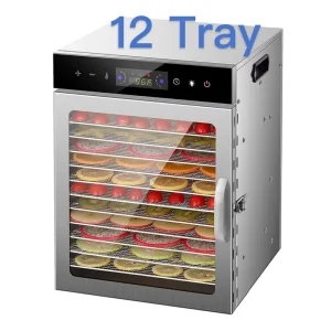 Electric Food Dehydrator Machine Professional Multi Tier Food Preserver Fruit Vegetable Dryer Household Digital Control