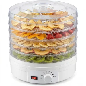 Electric Food Dehydrator with 5 8 12 Trays Home Kitchen Dryer Machine for Fruit Vegetable Jerky Herb and Pet Food