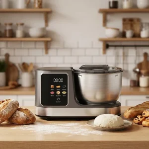 Electric Food Processor Mini Food Cake Stand Mixer Stainless Steel Dough Kneading Meat Grinder for Home Kitchen Machine