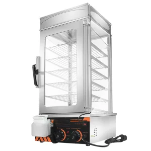 Electric Food Steamer Commercial Food Steamer for Supermarket with Rectangular Food Steamer Design
