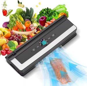 Electric Food Vacuum Sealer Multifunctional Kitchen Sealing Machine for Fruits Meat & Snacks