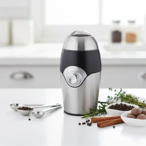 Electric French High Quality Stainless Steel Blade Eco Friendly Easy Clean Coffee Grinder 150W Pure Copper Motor