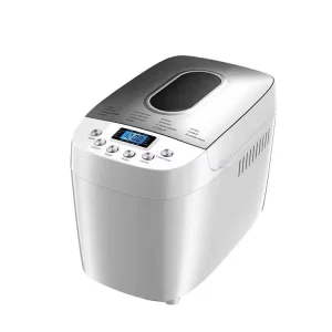 Electric French Stainless Steel Bread Maker Machine 2 Dough Paddles 15 in 1 Automatic Nonstick Bowl 3 Loaf Crust Settings