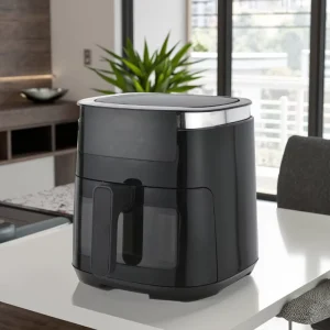 Electric Fryer Oilless Air Fryer 5.5 Liter Oven Cooker with Temperature Control Timer