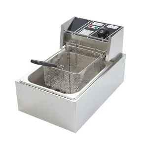 Electric Frying Pan 6L 110V220V Deep Fryer Commercial Stainless Steel Deep Fryer Machine