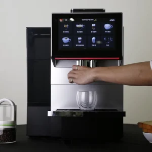 Electric Fully Automatic Black Commercial Large Coffee Maker for Office Hotel Household Use