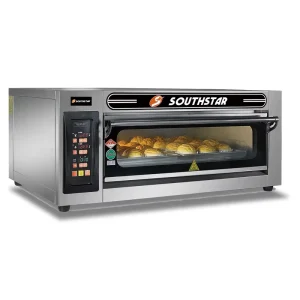 Electric Furnace Chicken Rotisserie Oven Bakery Machines Toaster Baking Ovens One Deck 2 Trays Chambers Electric Oven