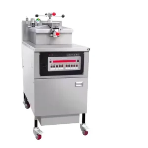Electric Gas Pressure Fryer 25L Capacity Auto Oil Filter System for French Fries and Potato Chips