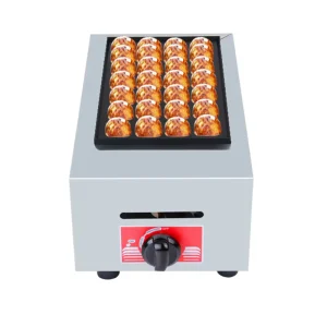 Electric Gas Skewer Waffle Maker Machine Non Stick Takoyaki Octopus Balls Grill Pan for Home Hotels