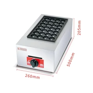 Electric Gas Type Cast Iron Pan Takoyaki Maker Electric Takoyaki Making Machine