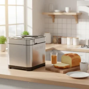 Electric German 700W DC Motor Bread Maker Durable Stainless Steel 3 Size Crust Choice Failure Backup Household Light Commercial