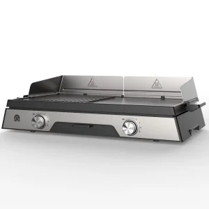 Electric Griddle Electric Raclette Grill Table Smokeless 2200W Party Grill Electric BBQ Grill With Non Stick Pan 1 Buyer