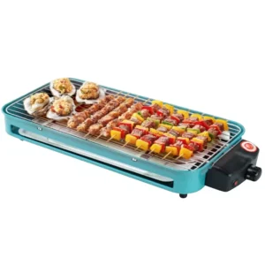 Electric Grill Household Barbecue Oven Smoke-Free Electric Griddle Multi-Function Meat Skewer Grill Electric-Heating Upgraded