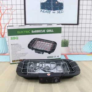 Electric Grill Household Outdoor Portable Barbecue Grill Smoke free Electric Baking Tray