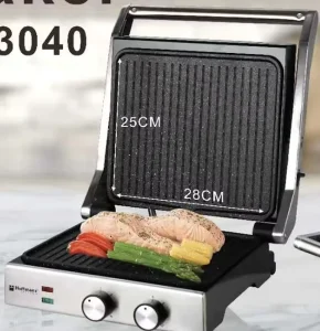 Electric Grill Maker 2200W 220V 180 Degree Open Flat Panini Press Steak Machine for Home Kitchen
