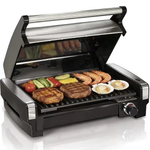 Electric Grill Teppanyaki Grill Electric Griddle Pan BBQ Mini Toaster Adjustable Temperature Control OEM