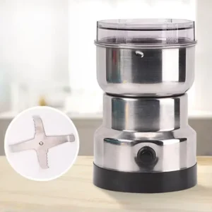 Electric Grinder for Grains Cereals Herbs Ultra-Fine Crusher Home Coffee Grinder Bean Mill Stainless Steel