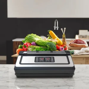 Electric Hand Held Kitchen Vacuum Sealer 10L+ Capacity for Locking in Freshness of Fruits Vegetables & Meats