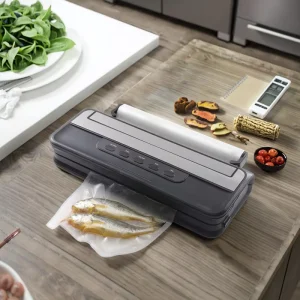 Electric Handheld Automatic Food Vacuum Sealer Machine with 320mm Sealing Width for Household Food Storage