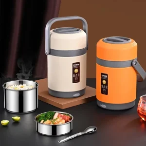Electric Heating Lunch Box Stainless Steel Food Warmer Bento Lunchbox USB Hot Food Container Thermal Boxes