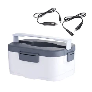 Electric Heating Lunch Box for Home Car Use Plastic Electrical Food Container