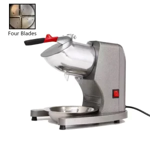 Electric Heavy Duty Ice Cube Crusher Shaver Commercial Snow Ice Cone Machine 220V