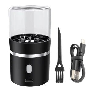 Electric Herb Grinder Built in Metal Grinding Blade Automatic Herb Crusher 400mAh USB Charging Travel Kitchen Use Tobacco