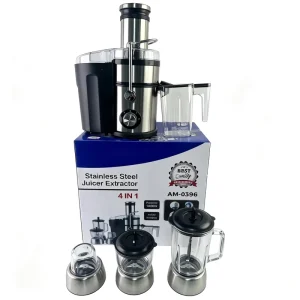 Electric High Power 3 Speed Stainless Steel Centrifugal Juicer Blender Grinder 4 Automatic Pulp Ejection 1L BPA Free 110V 220V