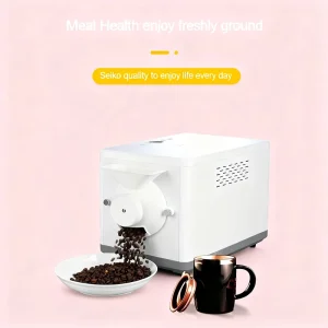 Electric Home Coffee Bean Roaster Grinder Combo with Smart Control for Peanut and Grain Roasting
