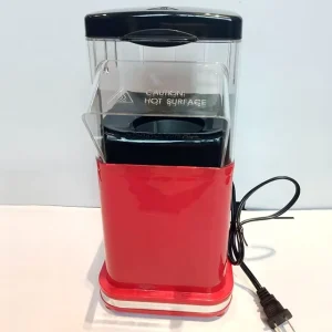 Electric Hot Air Popcorn Maker Plastic Kitchen Appliance for Household Use