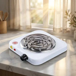 Electric Hot Plate Stove 1000W for Coffee Drinks Brewing for Home Outdoor Use