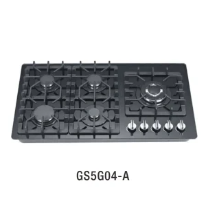 Electric Hot Plate With Gas Hob Stainless Steel Gas Cooktop 5 Burner Gas Stove