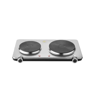 Electric Hotplate Deluxe Design Stainless Steel Double Burners Heater Hot Plate Kitchen Appliances